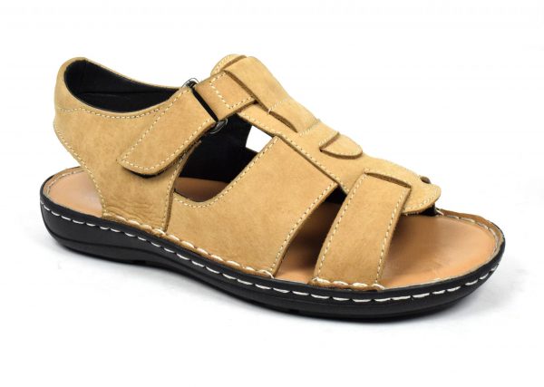 Men Sandals With Ankle Strap