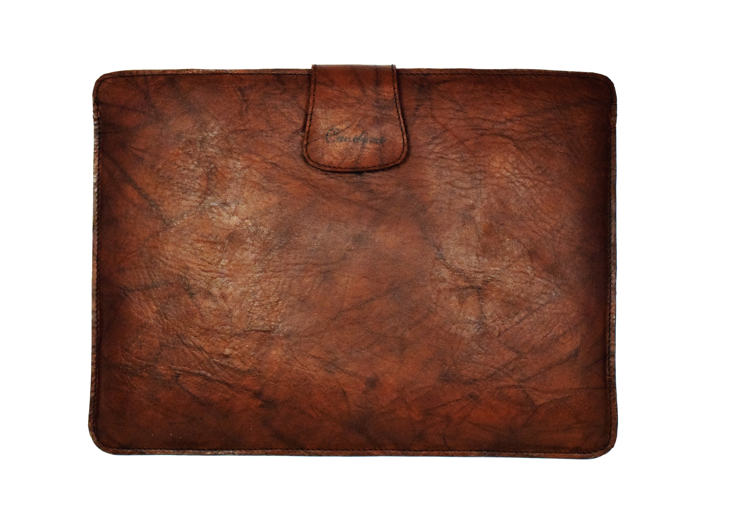 Apple sleeve in Crinkled Brown