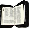 bible bag inside view with a bible